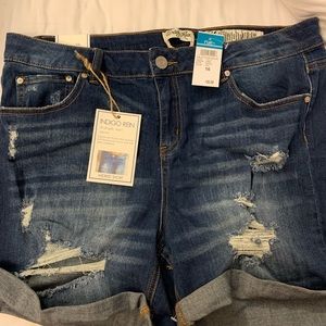 Rue 21 distressed denim shorts